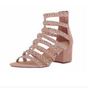 Steve Madden light Pink Studded Sandals